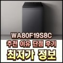 19-C | WA80F19S8C 추천 이유 단점 후기와 최저가 정보