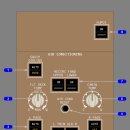 B777 Air conditioning - panel, display 이미지