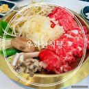 우화한식당 대동점 | 김해 대동 맛집 우화한식당 눈꽃한우전골 생버섯회 내돈내산 후기