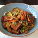 도토리묵무침 만드는법 도토리묵야채무침 양념장 만들기 간장 양념 레시피 이미지