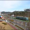 울산 노면경전철 주요노선도 (위성사진합성) 이미지