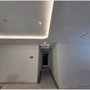 해운대비스타동원아파트경로당 | 부산해운대도배 비스타동원 30평대 무몰딩라운드, 아트월도배 디아망 회벽화이트