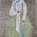 ★★★ 혜원 신윤복(蕙園 申潤福 1758~1814) ＜미인도＞ 40*98 지본채색 이미지