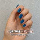 세연 | 김포 구래동네일 8월 여름 블루 자석 네일아트 네일세연 후기