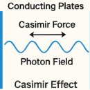 광자장(Photon Field) / 광자장의 casimir효과 / 장(field)은 입자의 여기(excitation) ** 1226 이미지