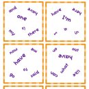 Sight word Dobble Game (B Level) 이미지