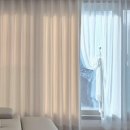 비산로-7 | 34평 아파트 쉬폰 암막 이중 커튼 및 블라인드 견적 및 시공후기 🤍 코스코튼 본점