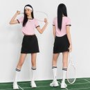 탑 | 젝시믹스 소프트 라인 배색 크롭탑 후기