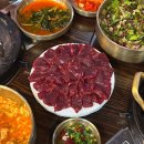 산해장 | 녹사평역 맛집 산해장 이태원점 솔직후기 (뭉티기, 해장국밥, 육회비빔밥 조합 추천🔥)