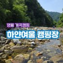 [아이들과 계곡 캠핑] 법흥계곡 영월 하얀여울 캠핑장 내돈내산 후기