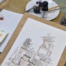 [원데이특강]내가 그리고 싶은 펜드로잉 | 홍익이지아트에서 파주원데이클래스로 팬드로잉 후기