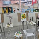 중벌들4 | 성인미술학원 인생 첫 유화 해바라기, 장미 그리기 4주 수강 후기 (송파성인취미미술 퇴근후미술원 잠실점)