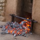 피라미드 구들 황토방 이미지