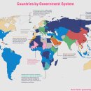매핑됨: 세계의 법적 정부 시스템 이미지