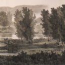 수묵담채화 이미지