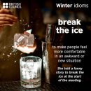 To 'break the ice' means to make people feel comfortable in a new 이미지