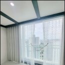 퍼팩트스토리 | 목동커튼 블라인드스토리 목양마을 아파트 암막 자수 쉬폰 시공 후기