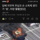 담배 피우며 무심코 손 소독제 썼다가 '펑'..차량 활활[영상] 이미지