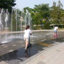 된밭공원 바닥분수 이미지