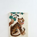 채색 우리 민화 | 목동성인미술로 민화 그리기 ꉂ 호작도(虎鵲圖) 의미와 채색 방법