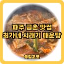 이디야커피 금촌로타리점 | 파주매운탕 최가네 시래기 매운탕 금촌맛집 서울근교맛집 후기