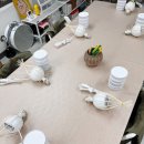 라탄공예 무드등 만들기 이미지