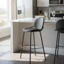 H1006 | 홈바의자 견고한 철제다리 PU소재 카페,홈바,매장용 의자 선택 가이드