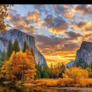 Cathedral Rock, Yosemite Nacional Park, California, USA 🇺🇸❤️💛🍂 이미지
