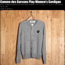 [품절] 꼼데가르송 플레이 여성가디건 그레이 블랙와펜 Comme Des Garcons Play Wool Cardigan AZ-N023-051-2 이미지