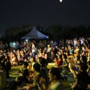 한여름밤의 돗자리 야외 극장 이미지