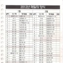 2012년 매일의 양식 : 성경 읽기표 (1년1독/경건말씀) 1~4월 이미지