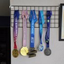 부산대석사 라온태권도장 | 마라톤&amp;태권도 메달 걸이 초간단 셀프 1,000원의 기적! 다이소 네트망으로 제작 후기!