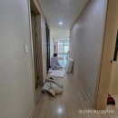 대신푸르지오 | 부산층간소음매트 서구 대신푸르지오 34평 거실 복도 시공후기