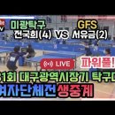 [은혜TV]제31회 대구광역시장기 탁구대회 여자단체전 생중계!! GFS 서유금(2)vs미광탁구 전국희(4) 이미지