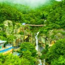 출렁다리 진입로 | 구절산 폭포암 출렁다리 후기 | 고성 숨은 명소 50m 높이 폭포 협곡 암자 봄 여행지 추천