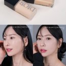 글로우 액션 | NEW 디올 포에버 파운데이션 결점없는 매끈함 스킨 글로우 & 스킨 웨어 비교