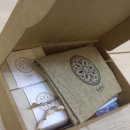 삼원환경노동조합 | 🎄 [삼원아트스폰서십] 카디페이퍼 &amp; 에브랩 수제 펄 물감으로 그린 크리스마스 리스