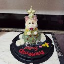 세븐일레븐 한강로점 | 미사역강아지케이크 아지케이크에서 준비한 아롱이 크리스마스케이크 후기