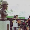 6.25전쟁시 개전 첫 대승을 이룩한 춘천 옥산포 전투의 영웅-심일 소령의 동상과 조형물 이미지
