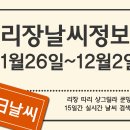 [운남/리장/날씨] 11월 26일 ~ 12월 2일 7일간 일기예보 이미지