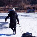 초정낚시터 | 딸들과 한겨울 빙어낚시(feat. 청주 유호정낚시터)