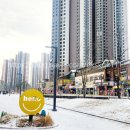 한들물빛도시 하늘채아파트 앞 이미지