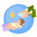 어린이(아동) 세례 연구 이미지