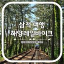 광산구-033 | 삼척여행 해양레일바이크 주말 예약 용화역 탑승 후기