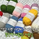 손뜨개여왕의뜨개공방 | [내돈내산] 코바늘러의 뜰안뜨개공방 이솝실 뜨개실 구매 후기
