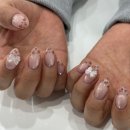 이수역네일 네일해주에서 받은 러블리 리본네일 후기