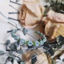 여름에 어울리는 DIY소품 토탈공예 | 남미왁스실 린하시타 0.7mm 꽃팔찌 만들기 | 블루계열 매듭팔찌, 평매듭 방법