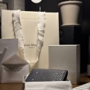 여주-0008 | 30대 남자 카드 지갑 메종 마르지엘라 스티치 레더 플랩 카드 홀더 / 퓨터 색상