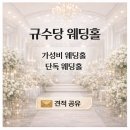 티나다 뷰티 | 요즘 웨딩홀 검색하면 꼭 보이는 곳? 규수당 웨딩홀 상담 후기 + 27년도 상반기 견적 공유