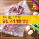 얼린 고기 해동 방법 이미지